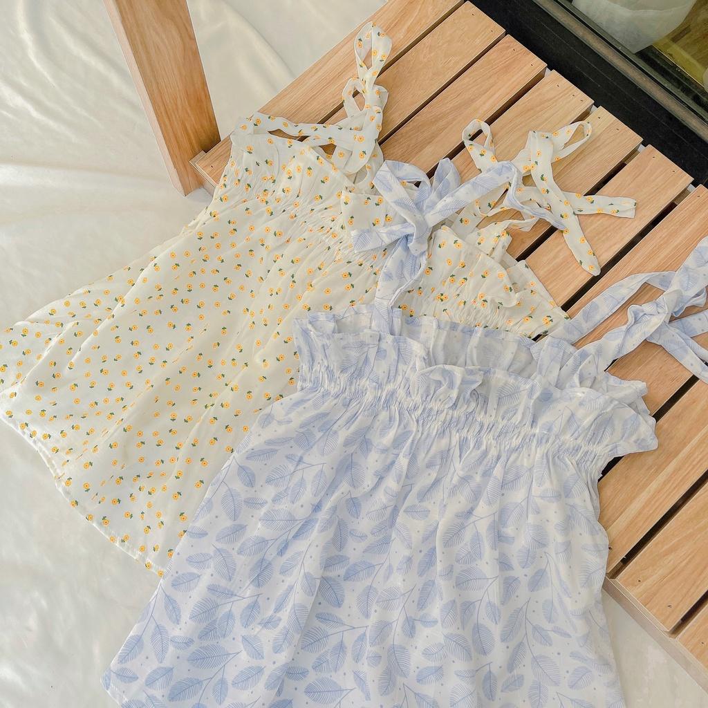 Áo hai dây thắt nơ ulzzang - Made by Fiin