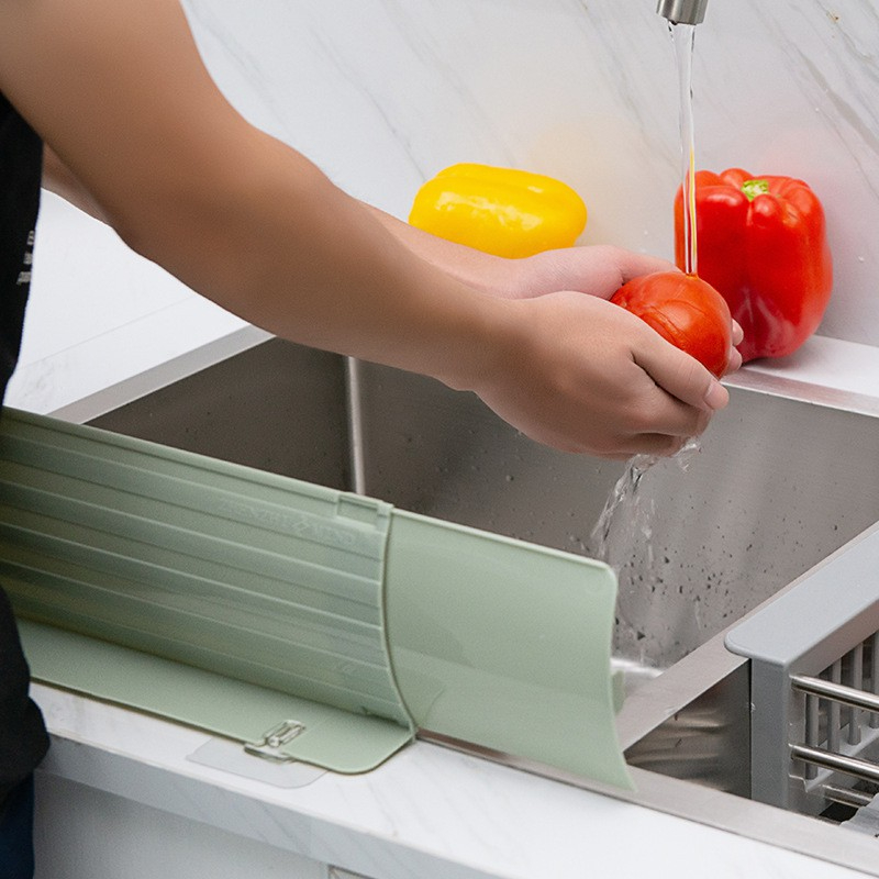 Tấm Chắn Nước Bồn Rửa Chén, Tấm Nhựa Chống Văn Nước Nhà Bếp, Tấm Chắn Nước Bồn Rửa Chén