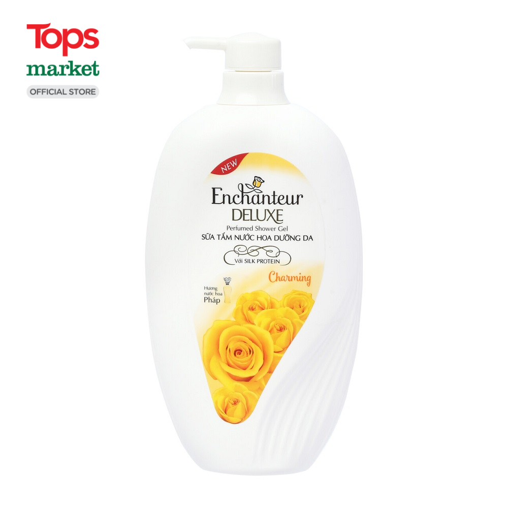 Sữa Tắm Nước Hoa Enchanteur Deluxe Charming 900G