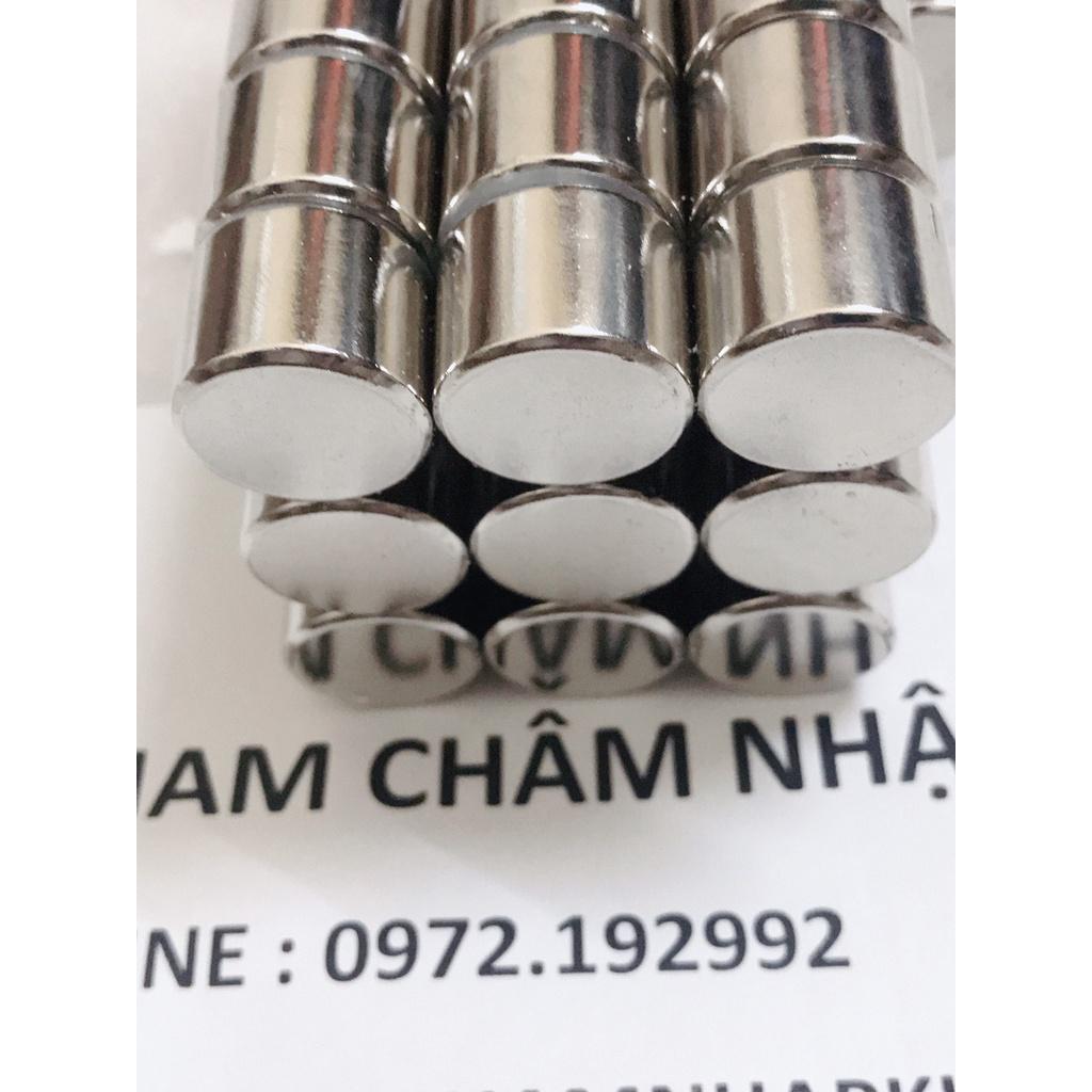 Nam châm viên trắng đất hiếm 20x15mm
