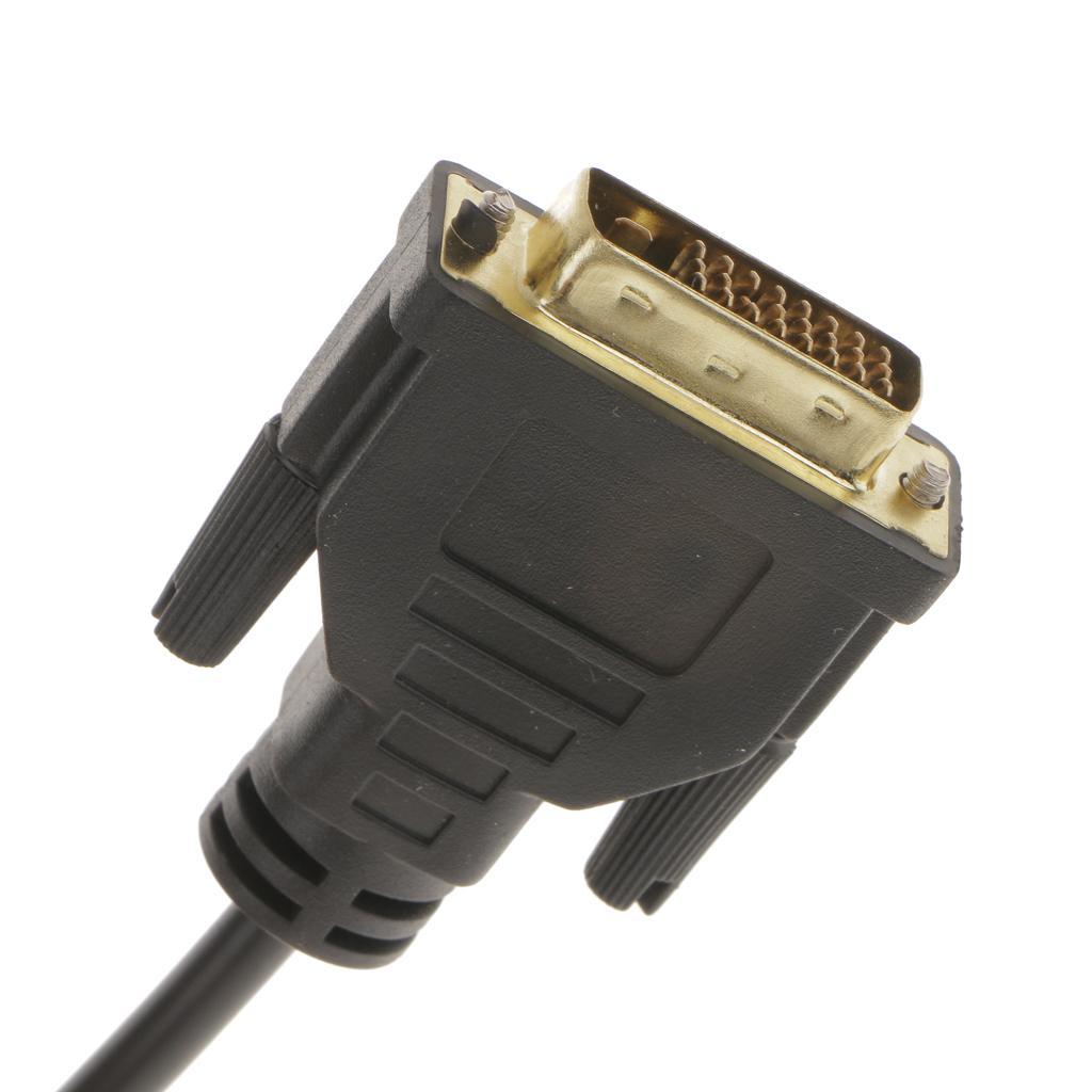 1080P DVI-D 24+1 to VGA HDTV Monitor Cable Adapter Converter for PC Display