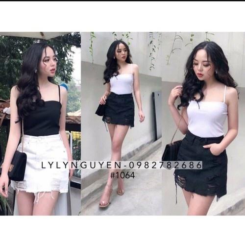 CHÂN VÁY JEAN RÁCH LAI NGẮN CHẤT ĐẸP CO GIÃN TÔN CHÂN DÀI DÁNG CAO RÁO-SAM STORE