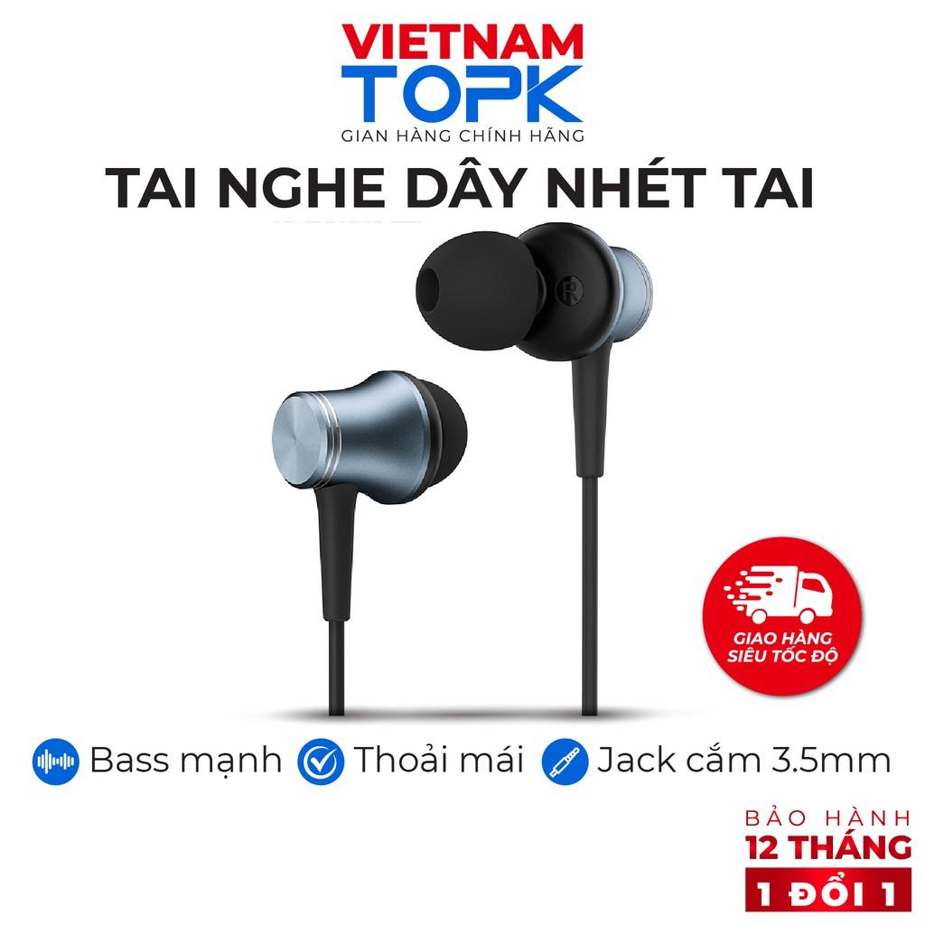 Tai nghe nhét tai có dây TOPK F38 - Âm thanh Stereo Jack cắm 3.5 Vỏ kim loại - Hàng chính hãng