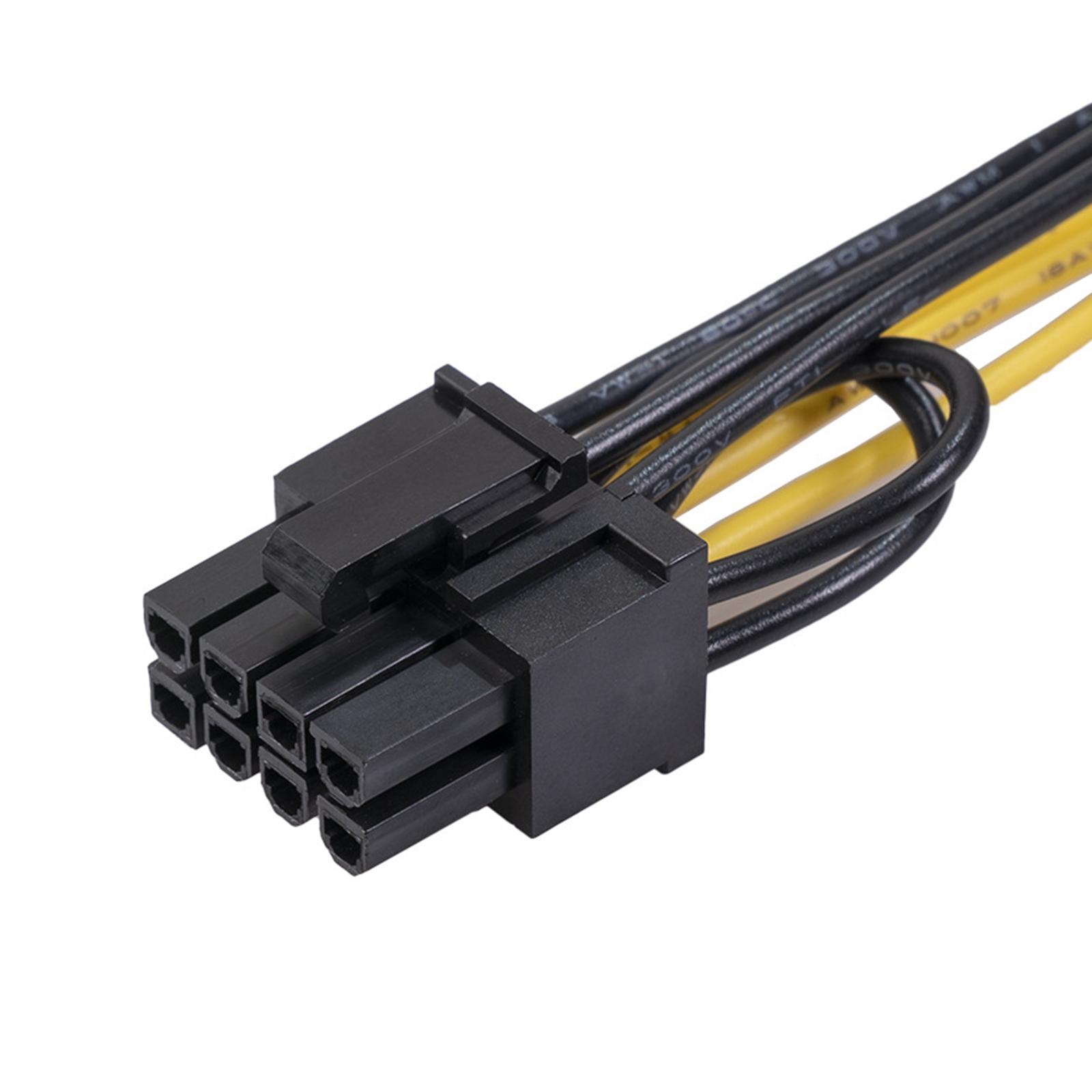 PCI-e 6 Pin Female to 8 Pin Female PCI Express Power Adapter Cable Power Supply Cable for Graphics Video Card 8 pin Splitter