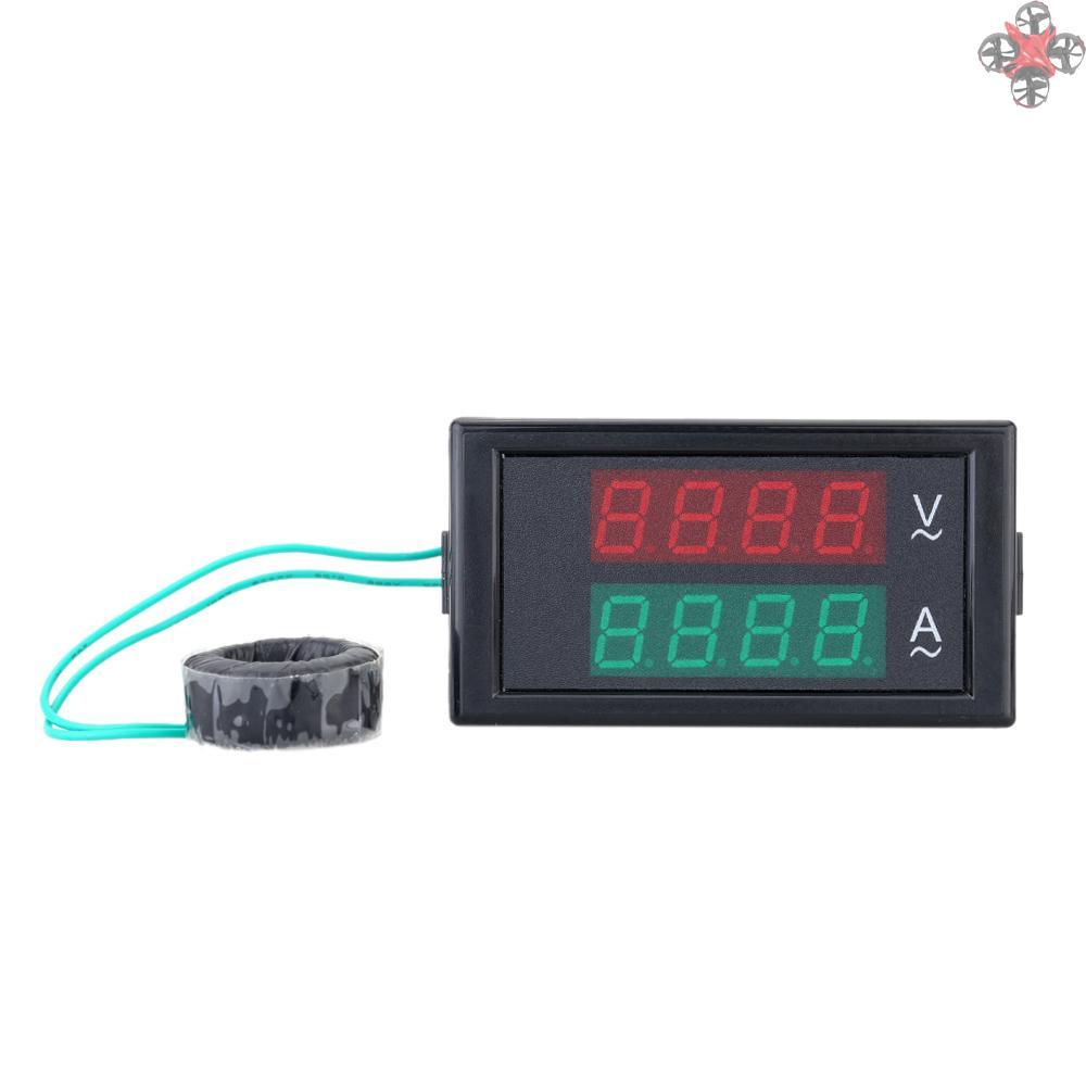 Vôn Kế Kỹ Thuật Số Màn Hình Lcd 100a 80-300v