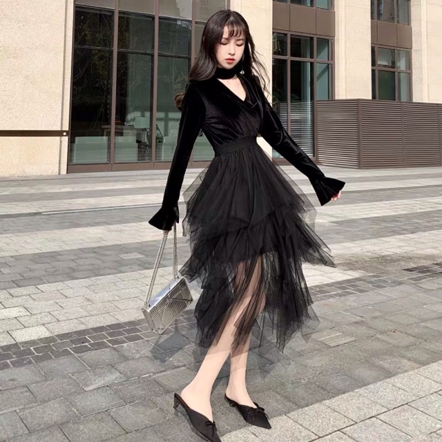 CHÂN VÁY CÔNG CHÚA LƯỚI VOAN TUTU ULZZANG