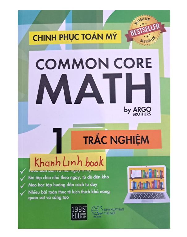 Sách - Common Core Math - Chinh phục toán Mỹ 1