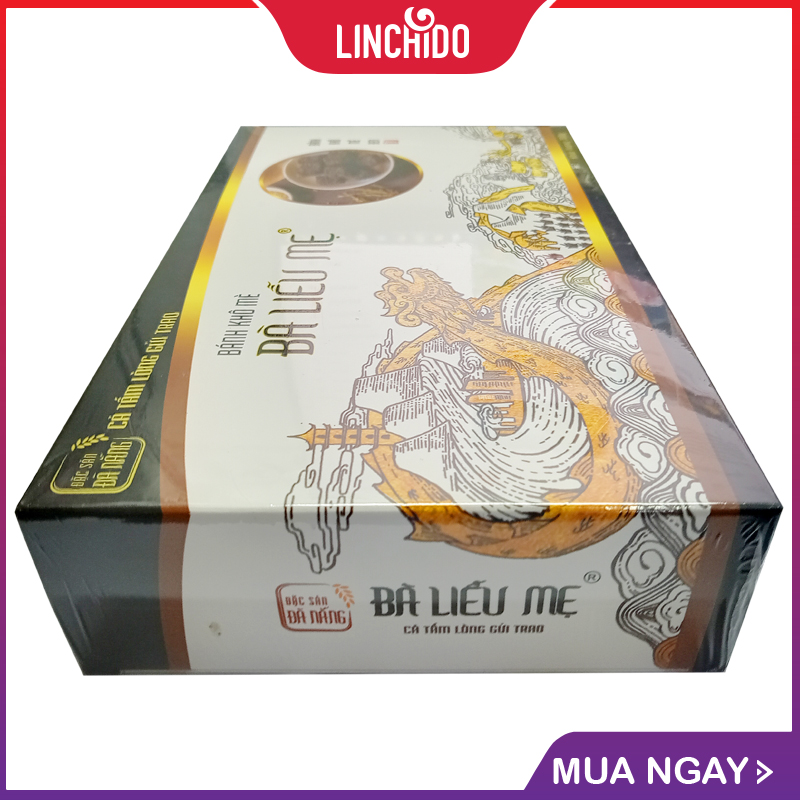 BÁNH KHÔ MÈ ĐEN - ĐẶC SẢN ĐÀ NẴNG - BÀ LIỄU MẸ - HỘP 300g