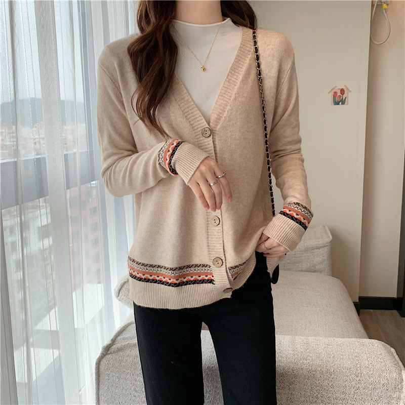 Áo khoác len cardigan nữ dáng ngắn, áo len nữ cổ V phong cách hàn quốc HB36