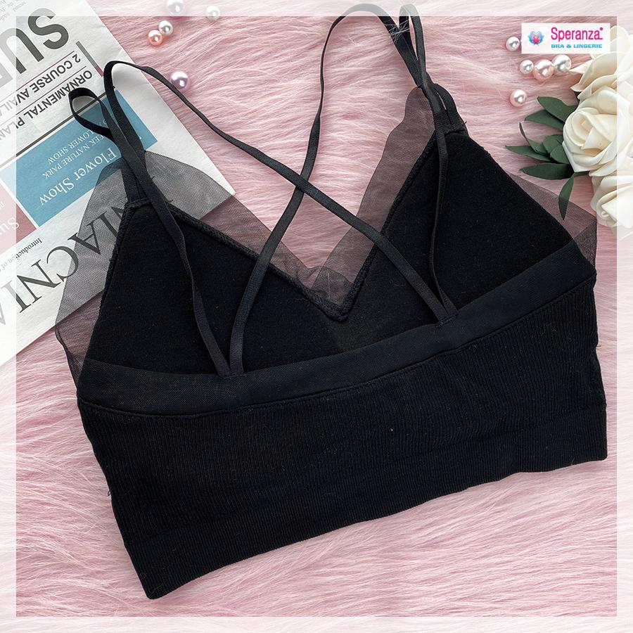 Áo Bra Nữ Speranza 4 Dây - Áo Ngực Nữ Cổ Chữ V Hở Lưng Không Gọng, Mút Rất Mỏng - SPAL2505