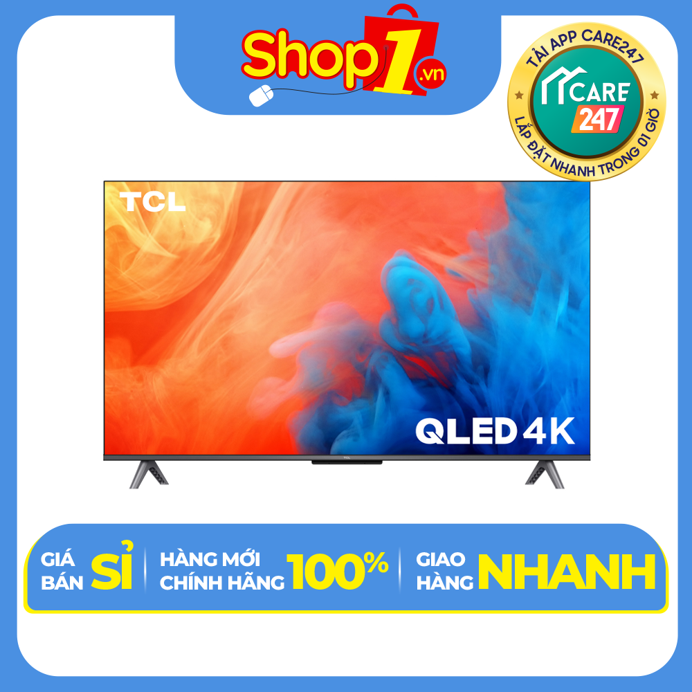 Google Tivi QLED TCL 4K 43 inch 43Q646 - Hàng chính hãng  chỉ giao HCM