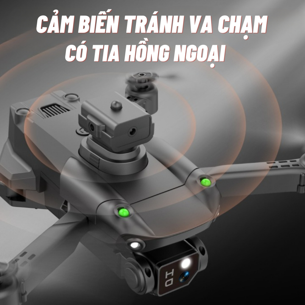 Hình ảnh Máy Bay Flycam Drone Camera 4K HD L600 Pro Max Cao Cấp, Fly cam định vị G.P.S, chống rung 3 trục tốt hơn flycam K998, P14, P9, E88 - Hàng Chính Hãng