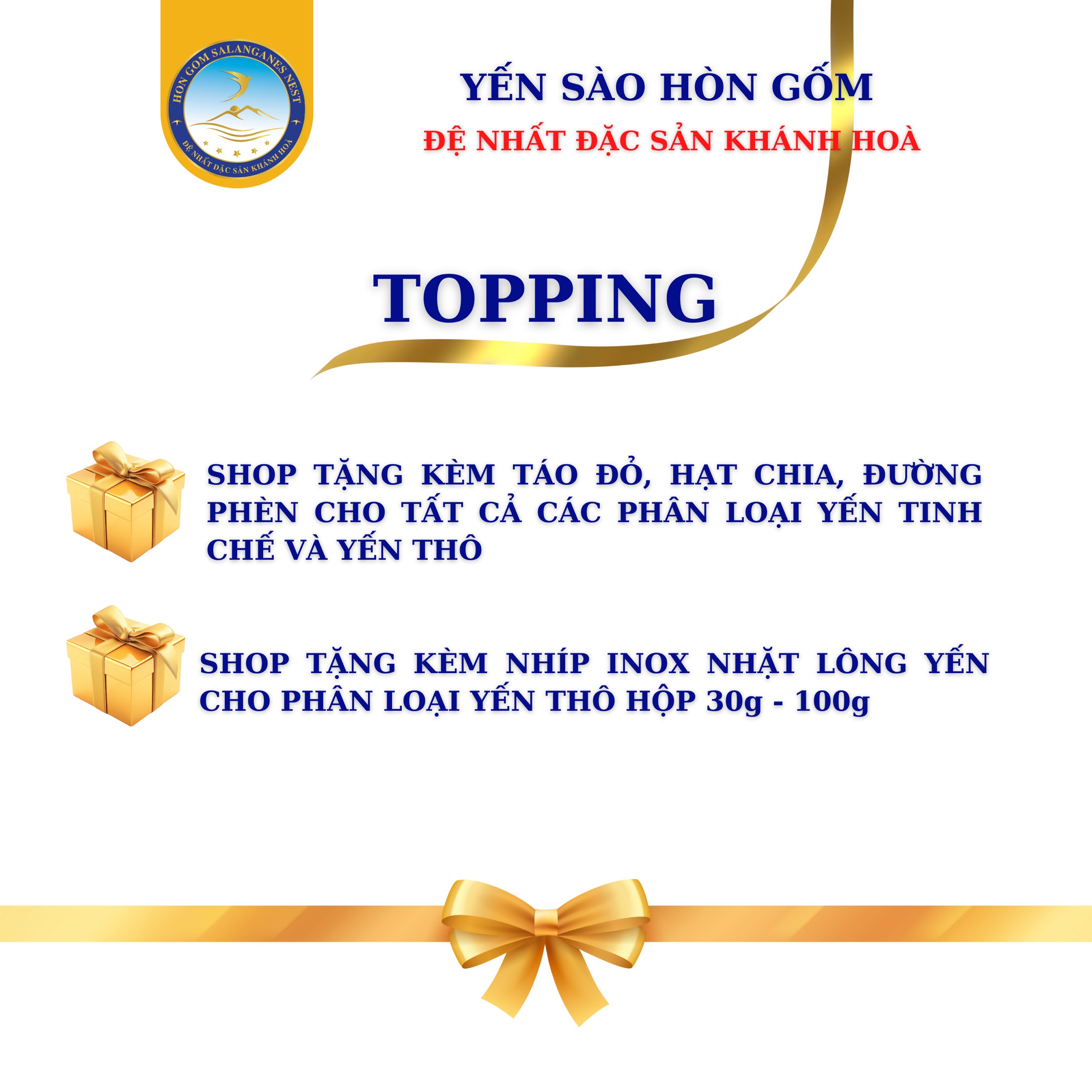 Chân Yến Sào Thô Cao Cấp - Yến Sào Hòn Gốm Chính Hiệu Khánh Hoà  - HG SALANGANES NEST