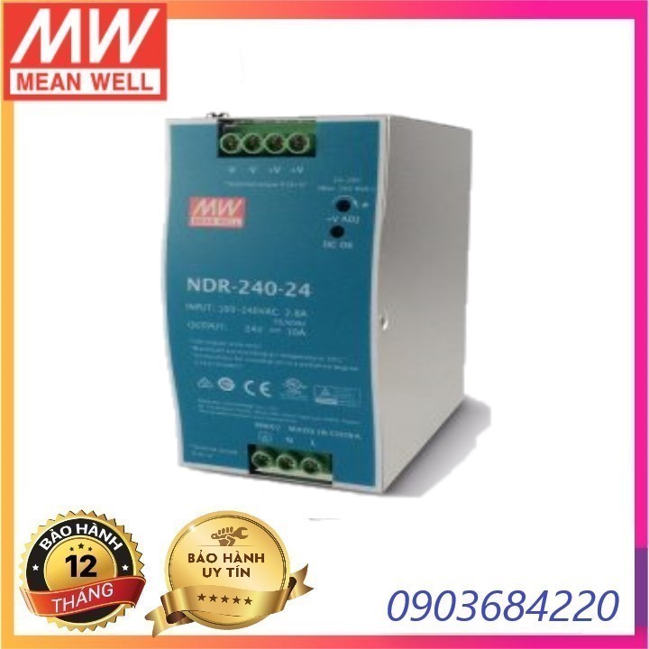 Nguồn Meanwell NDR-240-24 Hàng nhập khẩu