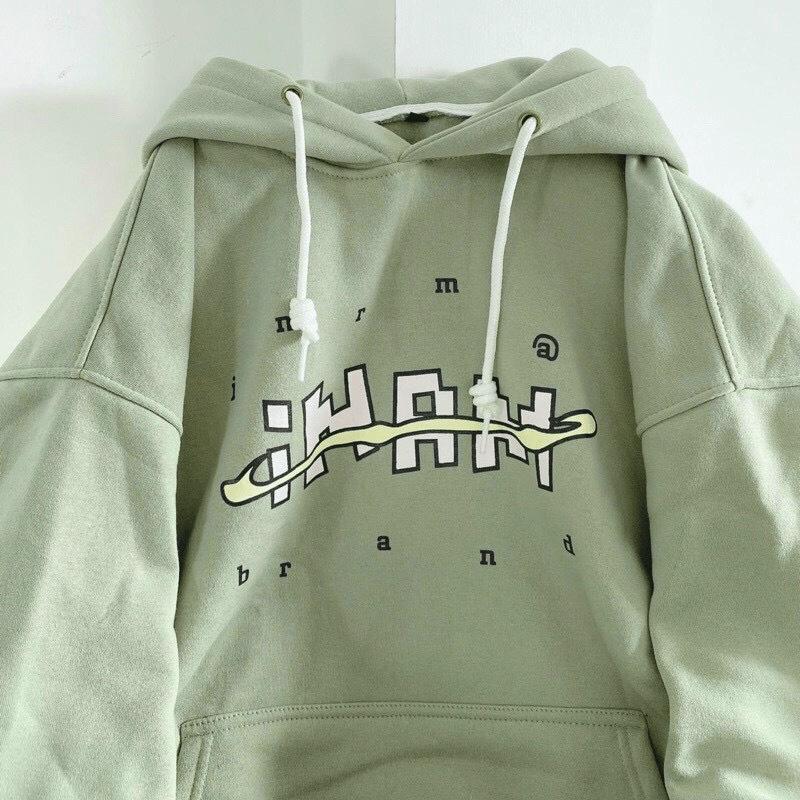 Áo hoodies sweater form to y hình có mũ