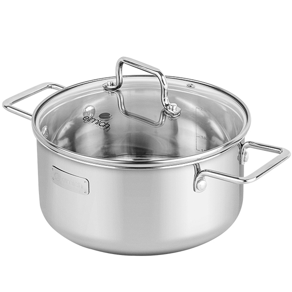 Bộ Inox liền khối Elmich Trimax XR EL-8074 size 16,20,22cm