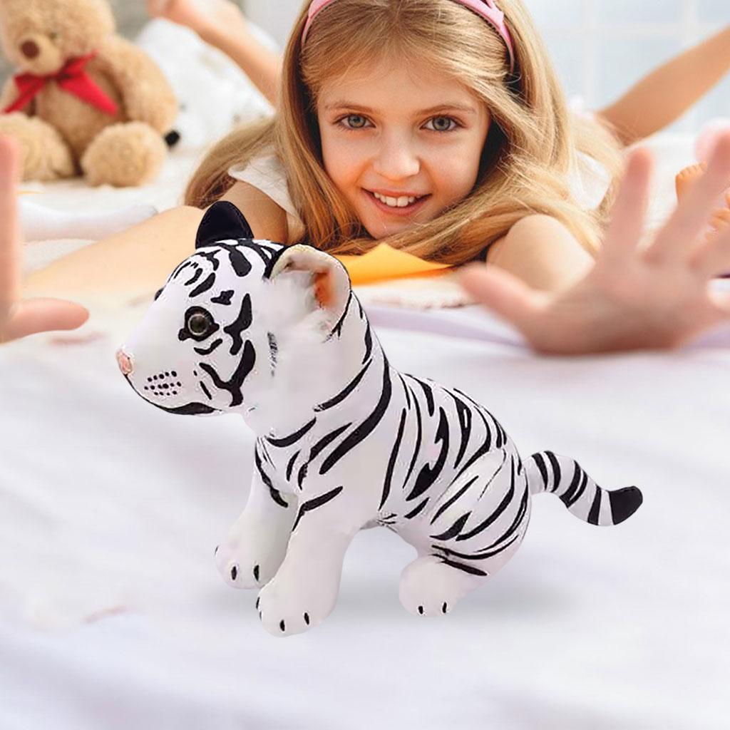 Adorable Plush Tiger Doll Pillow for Bedding Birthday Gifts Girls Boys