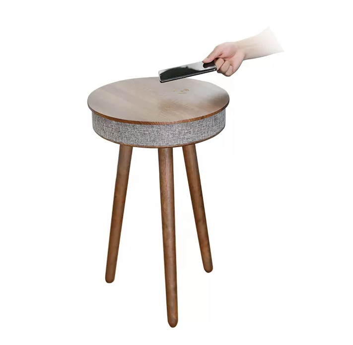 Bàn Trà Công Nghệ HIFI Bluetooth Sạc Không Dây Kết Hợp Loa Siêu Trầm CUBE-Y01