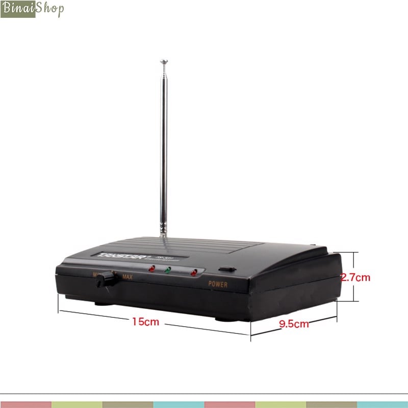 Takstar TS-331 - Micro Không Dây VHF Cầm Tay Cho Biểu Diễn, Hội Nghị, Karaoke Gia Đình- hàng chính hãng