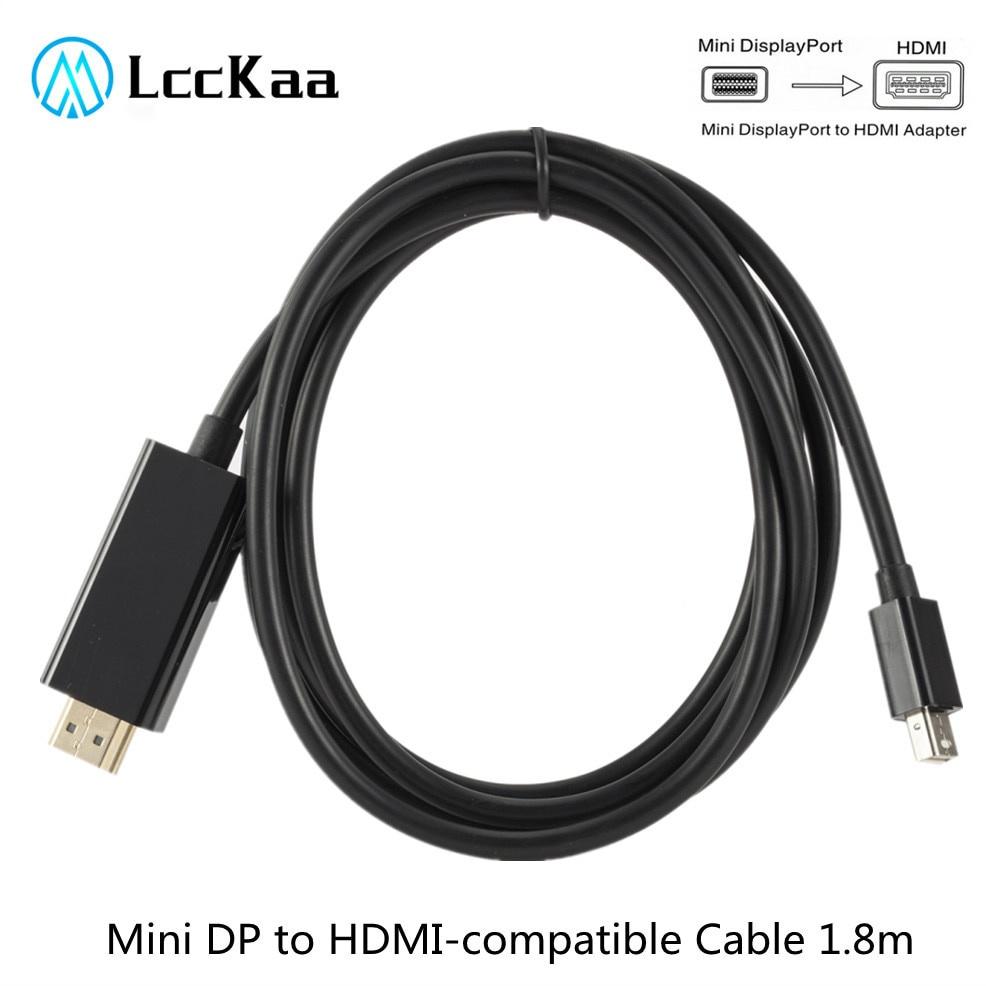 Mini Displayport to HDMI Cable 1.8M HD Thunderbolt 2 Mini Display Port Adapter Cord For MacBook Air Mini DP to HDMI