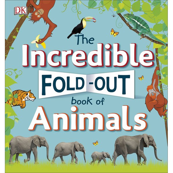 [Hàng thanh lý miễn đổi trả] The Incredible Fold-out Book of Animals
