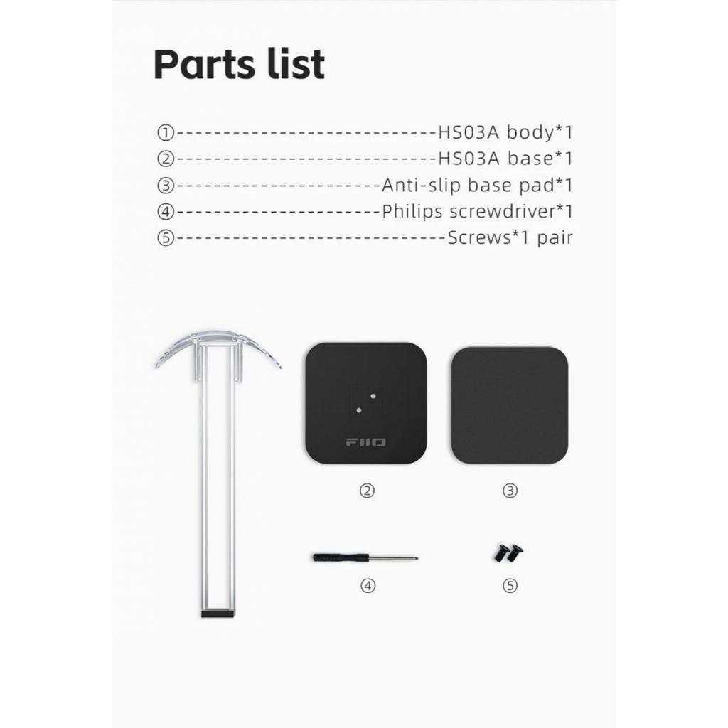 Giá Đỡ Tai Nghe FiiO HS03A Chính Hãng - Hàng Chính Hãng