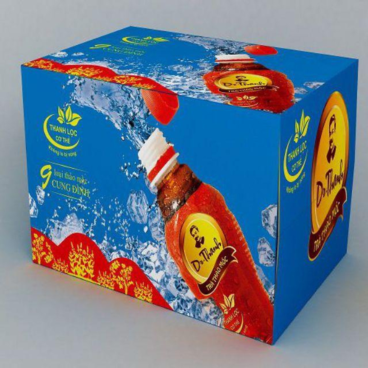 Thùng 24 chai Trà thảo mộc Dr Thanh 330ml