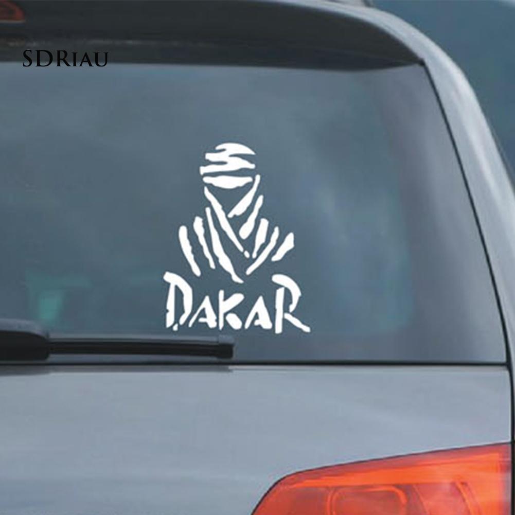 Miếng Dán Xe Hơi Trang Trí In Chữ Xqpzx Dakar