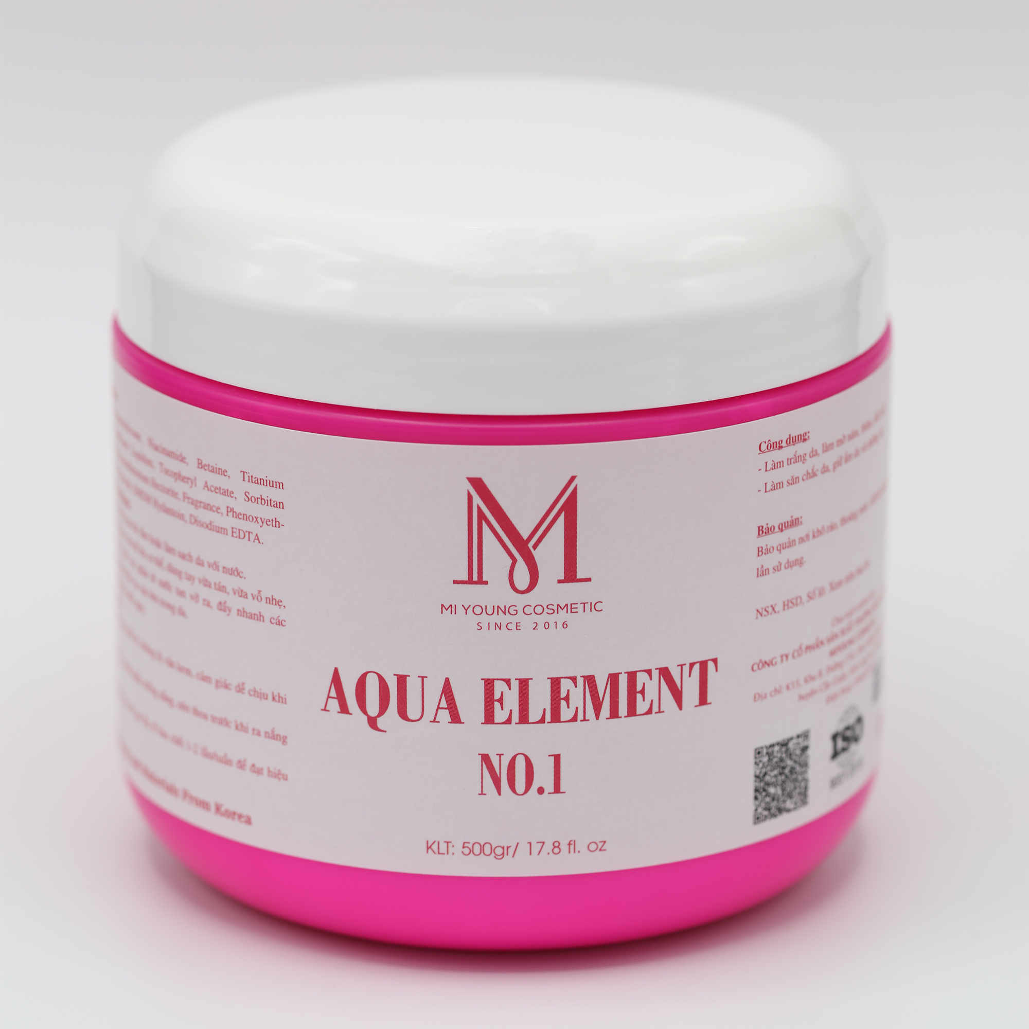 Kem Dưỡng Trắng Da Phân Tử Nước Mi Young Aqua Element No.1 - 500gr