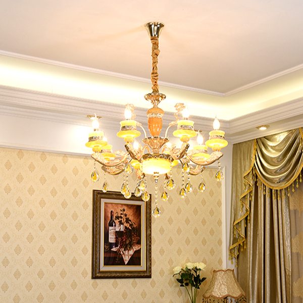 Đèn chùm NIANS 8 tay hiện đại trang trí nội thất cao cấp, sang trọng .