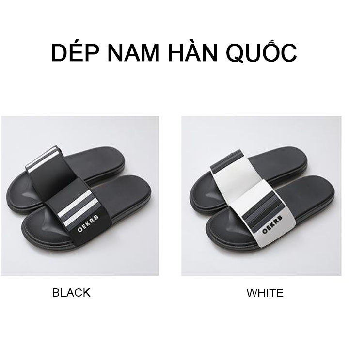 Dép thời trang phiên bản mới đế dày chống trơn trượt, dép đi trong nhà các cặp đôi mùa hè mã 024