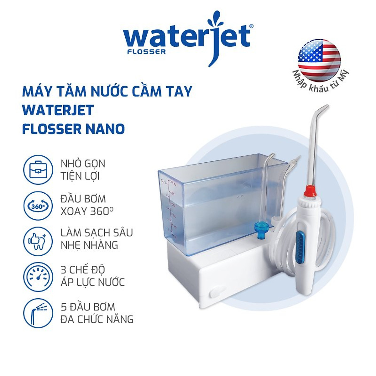 Máy tăm nước không dây Waterjet Nano