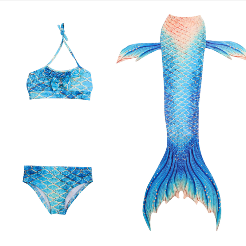 Mới Trẻ Em Nàng Tiên Cá Cosplay Bé Gái Bơi Bating Phù Hợp Với Nàng Tiên Cá Trang Phục Người Cá Cho Bé Gái Bộ Bơi Cho Bé Gái Đảng Quần Áo