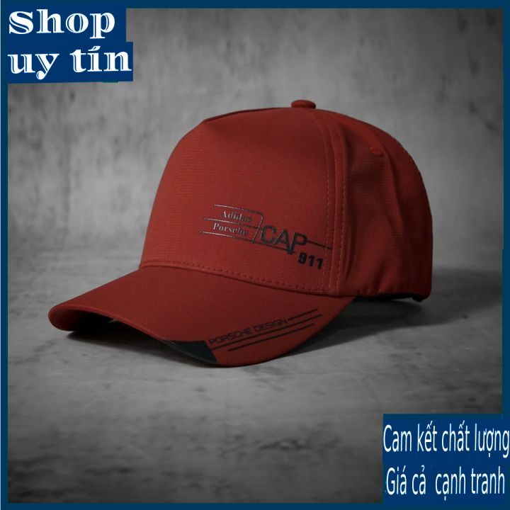 [ Miễn ship / giảm giá ] MŨ NÓN LƯỠI TRAI NAM NỮ ADD BASIC CAO CẤP -  màu đỏ