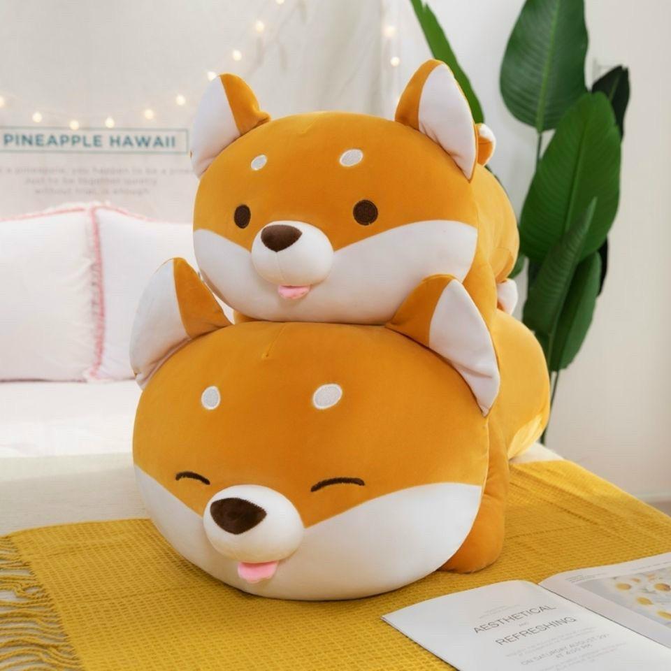 Gấu Bông Chó Shiba Nằm Size 70cm/90cm