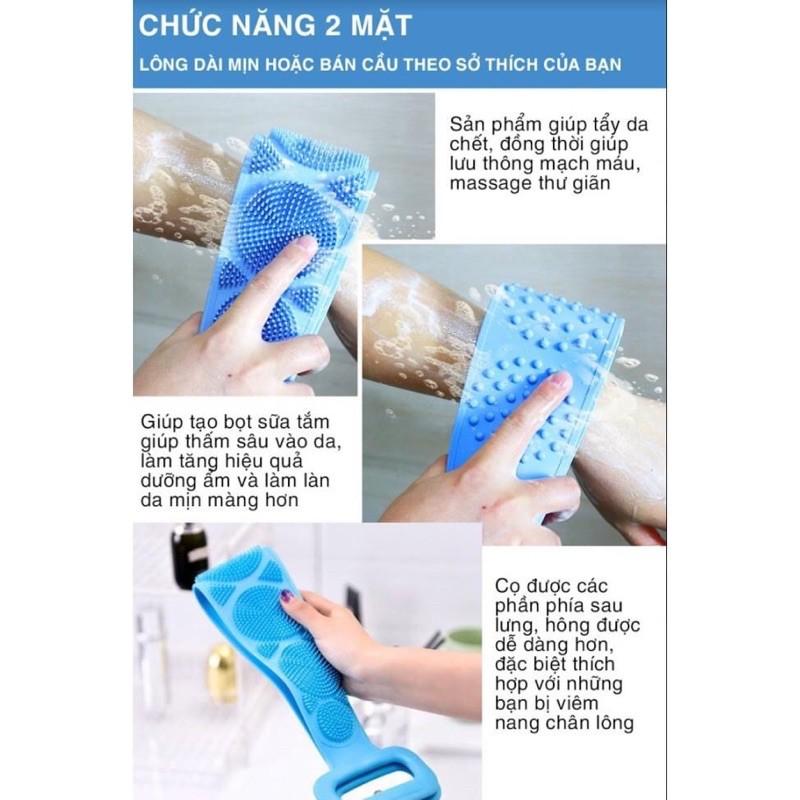 DÂY CHÀ LƯNG 2 MẶT BẰNG SILICONE MẪU MỚI