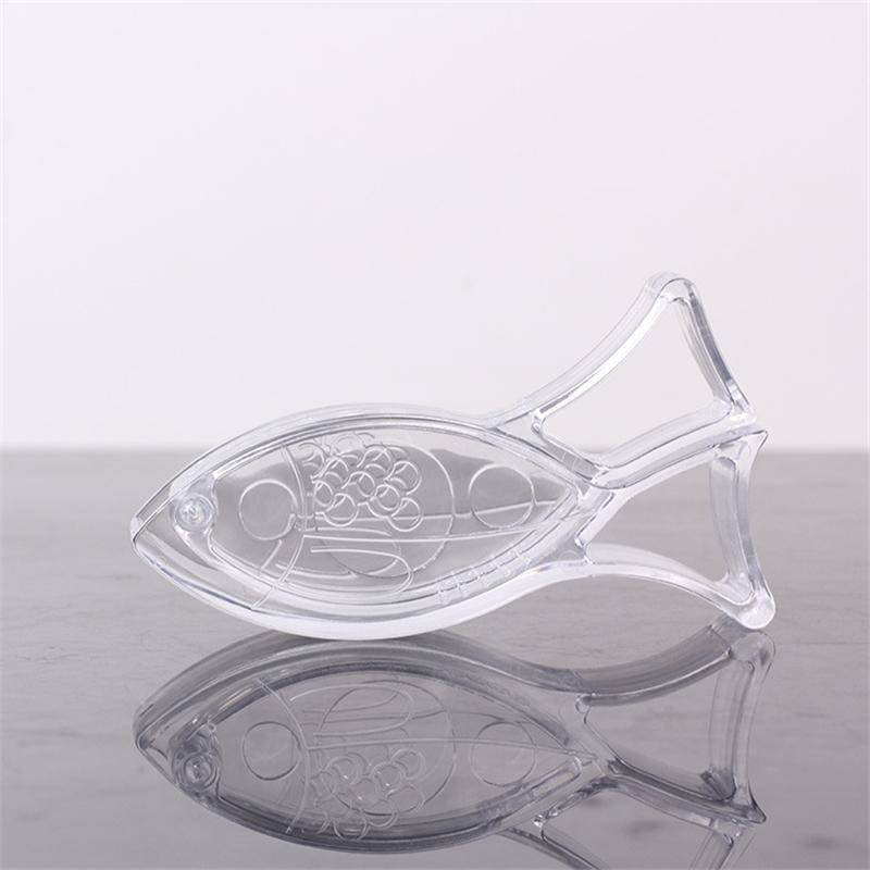 1 Máy Ép Nước Bằng Tay Acrylic Chanh Cam Kẹp Máy Ép Trái Cây Hình Cá Bền Trong Suốt Nhà Bếp