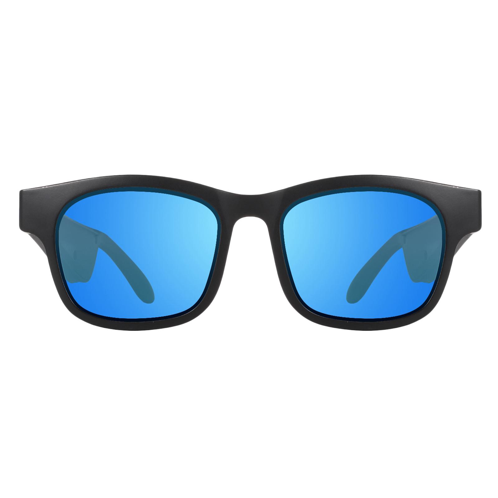 Bone Conduction Smart Glasses Sunglasses Bluetooth Headphones,Open Ear Audio Sunglasses Speaker to Listen Music and Make Phone Calls