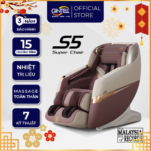 Ghế Massage Toàn Thân S5 SuperChair | 3 năm bảo hành chính hãng