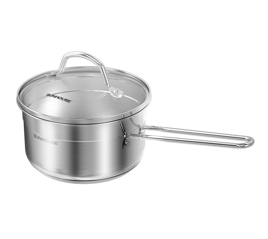 BỘ NỒI INOX 5 ĐÁY SUNHOUSE SHG669 - Hàng Chính Hãng
