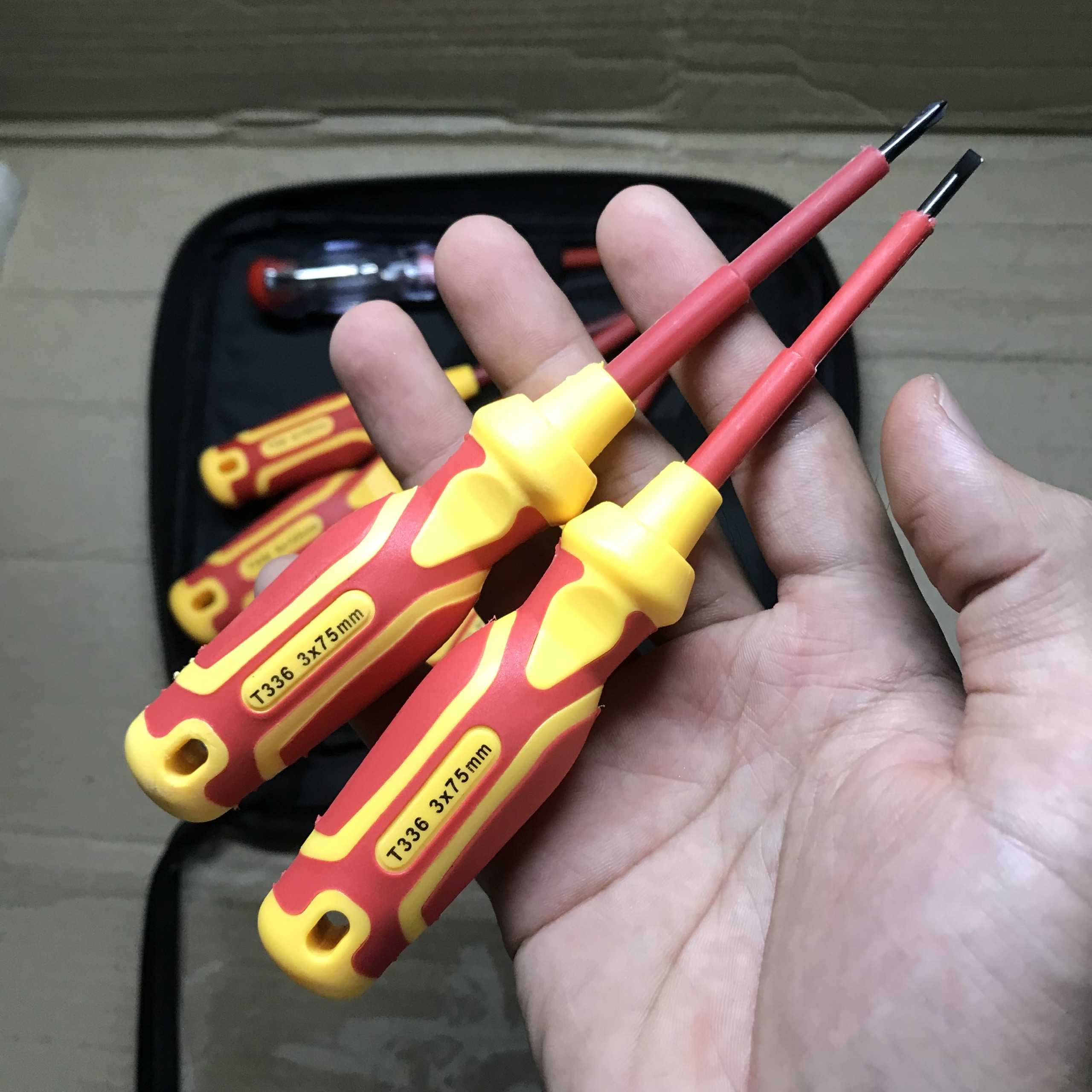 Bộ Tua Vít cách điện 1000V 7 cây Kapusi Nhật Bản K9201