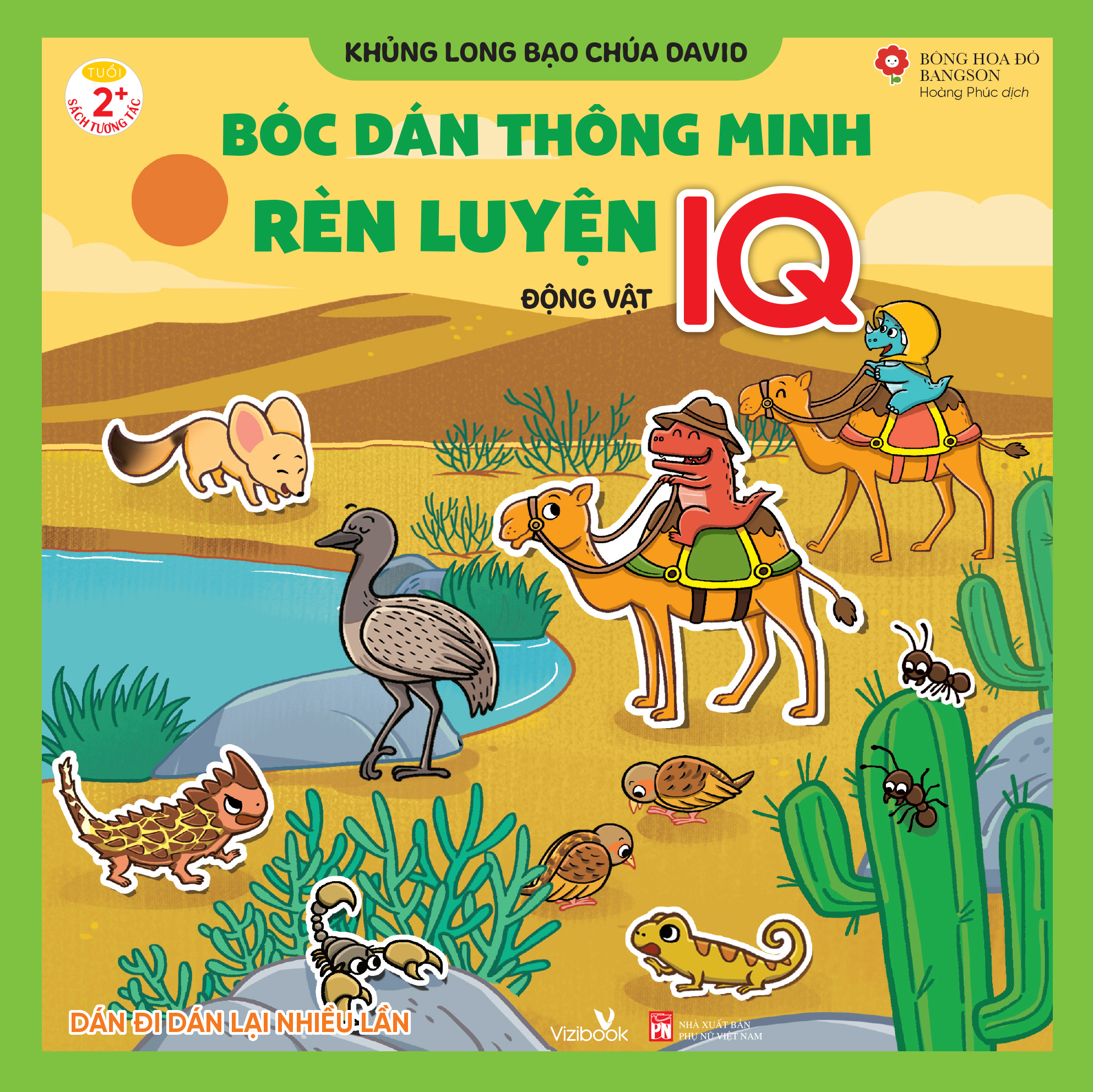 Khủng Long Bạo Chúa David - Bóc Dán Thông Minh Rèn Luyện IQ - Động Vật