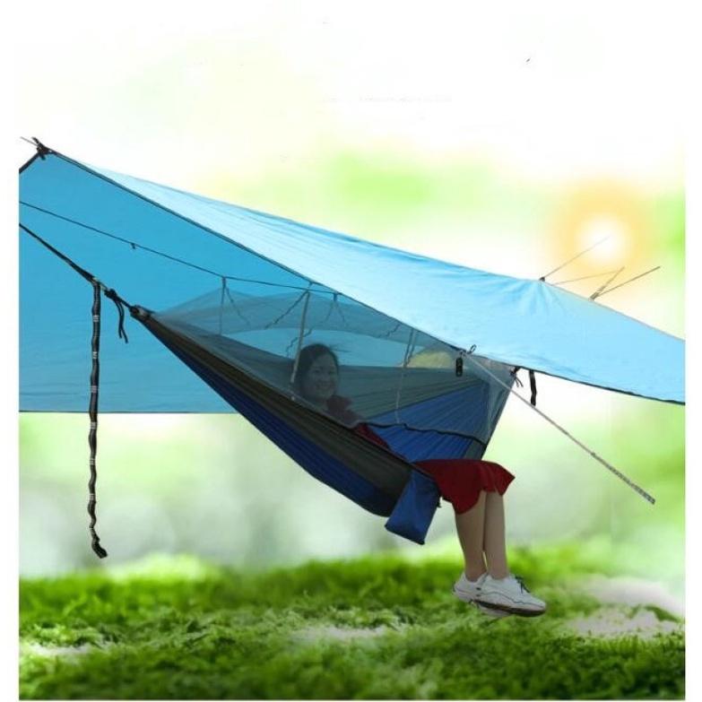 Camping Supplies Sunshade Cloth Waterproof Sunscreen Tent Four Diamond Canopy HB