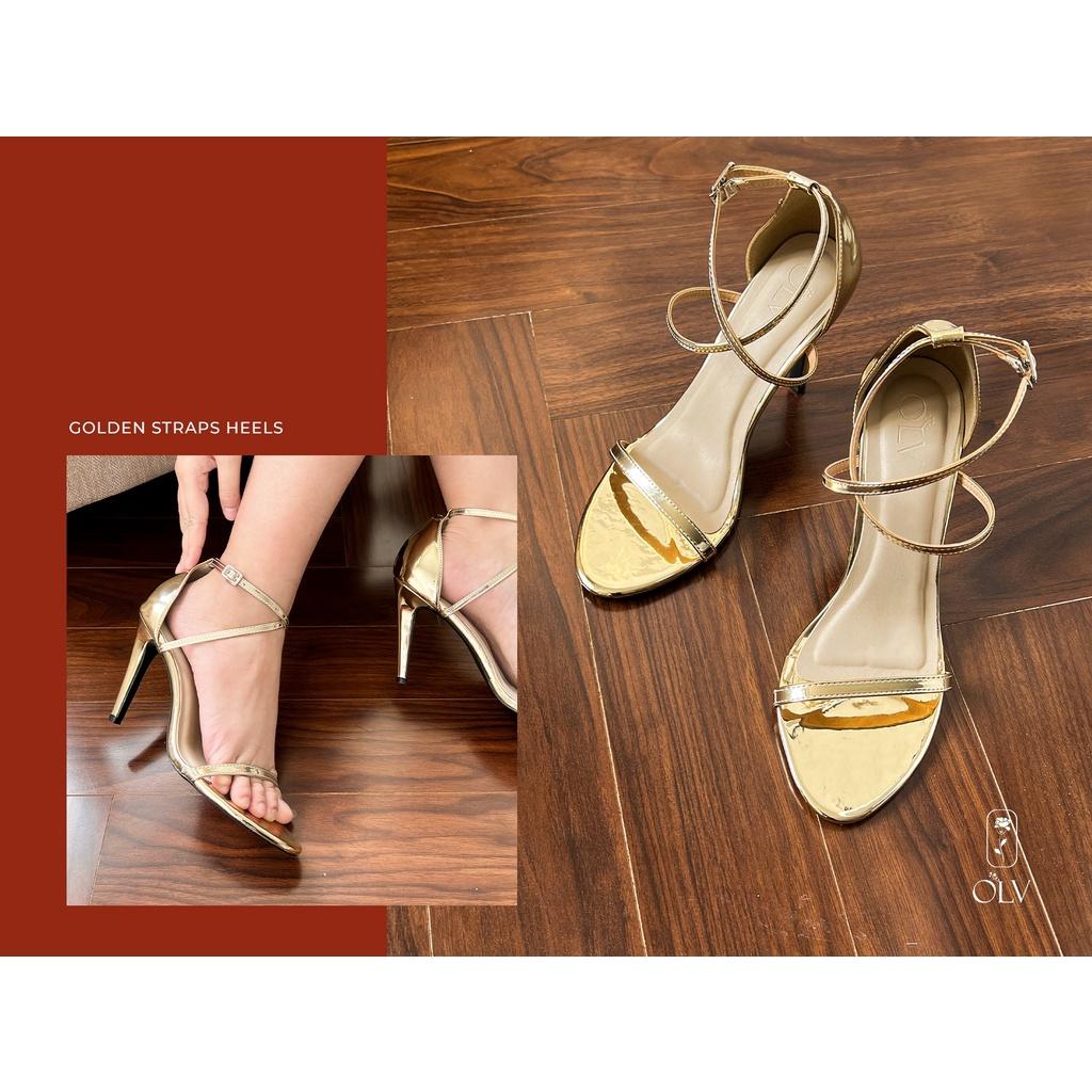 OLV - Giày Golden Straps Heels