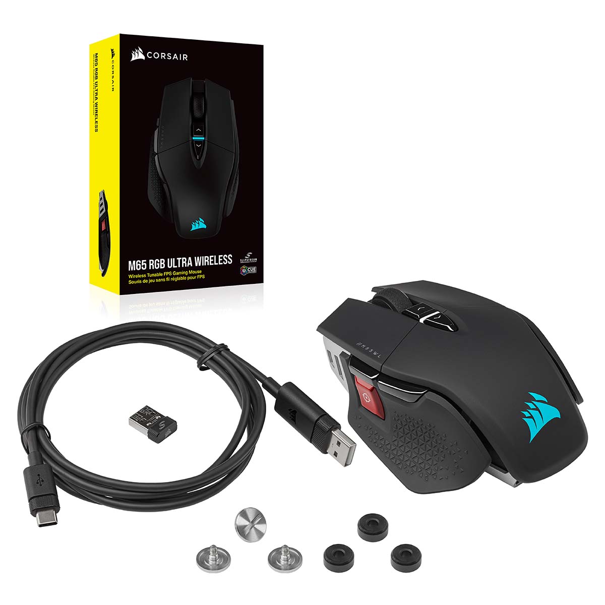 Chuột không dây Corsair M65 RGB ULTRA - Hàng chính hãng