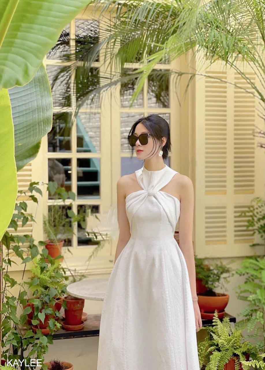 NAPUBEE Đầm Maxi Xoắn Ngực Thiết Kế Dự Tiệc Cao Cấp KAYLEE DRESS