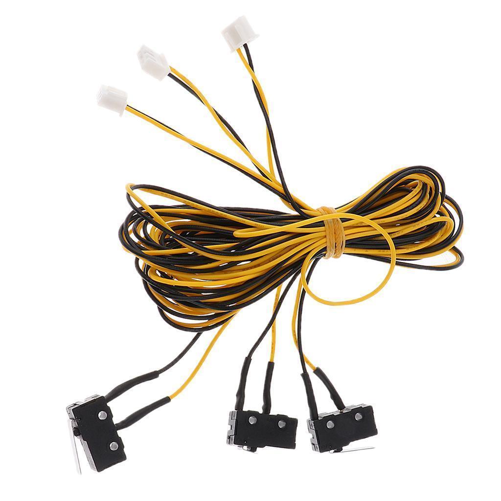 3D Printer Momentary Mechanical Limit Switch 250V 5A with  Long Cable 600mm