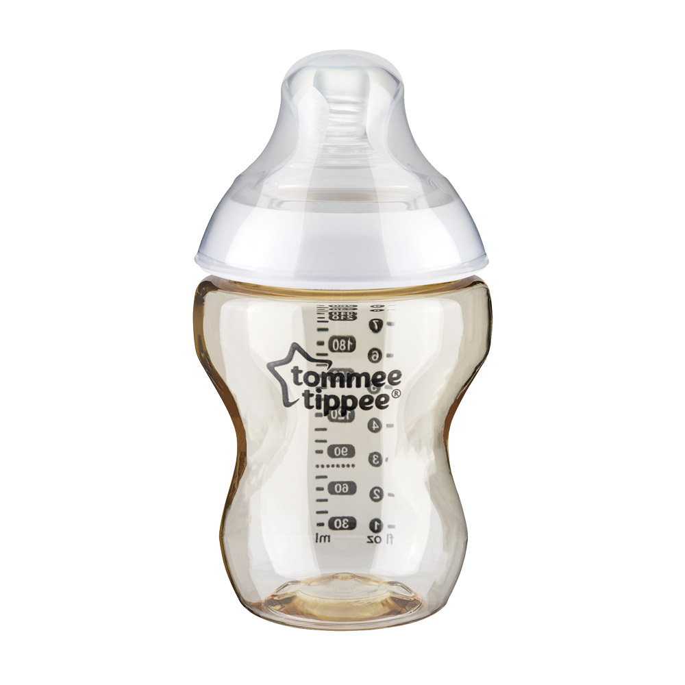 Bình sữa PPSU ty siêu mềm tự nhiên Tommee Tippee Closer to Nature 260ml, núm ty đi kèm 3-6 tháng