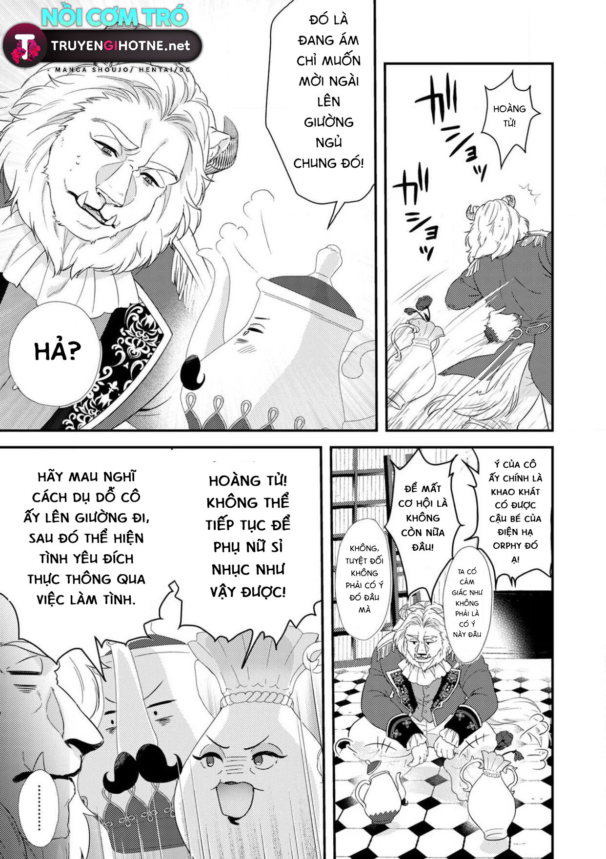 cô gái trinh trắng và quái thú chapter 3.1 12