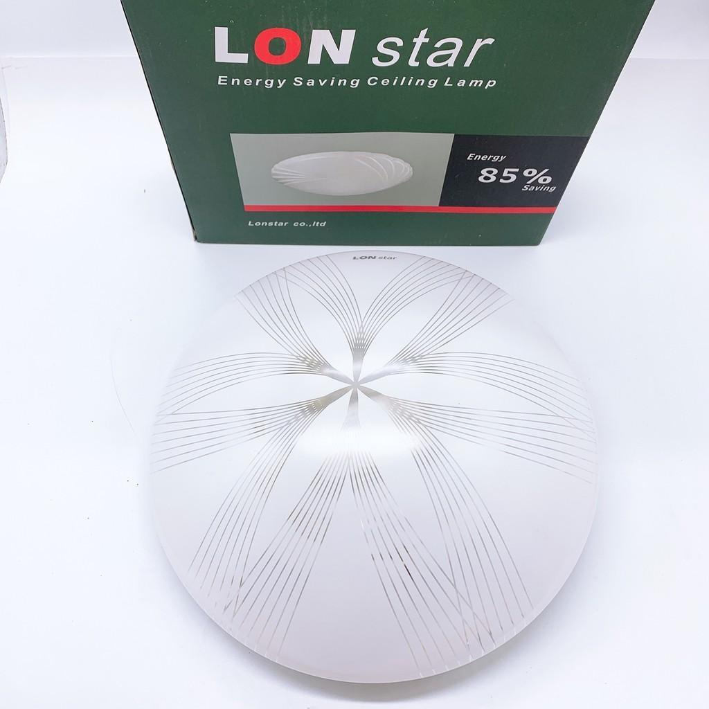 Đèn ốp trần trang trí ban công,phòng vệ sinh,cầu thang 22W phi 26cm ốp nổi tròn Thương hiệu LONstar